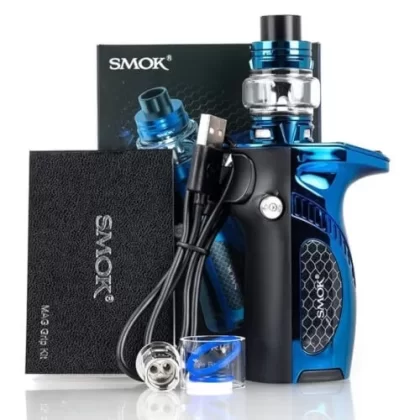 SMOK Mag Grip Kit 100 Watt & TFV8 Baby V2 Tank Starter Kit - Black, Prism Blue (3B50A4)
