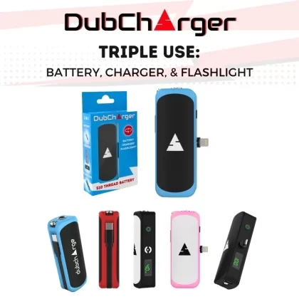 Dub Charger 3 in 1 - Color#Black>Red>Blue>White>Pink
