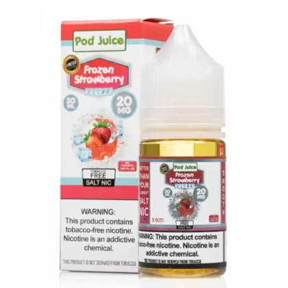 FREEZE Frozen Strawberry – Pod Juice – 30mL - Vape Product, Vape Product