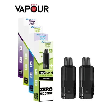 Hayati Pro Max Plus 6000 Zero Nicotine Pods - Banana Ice