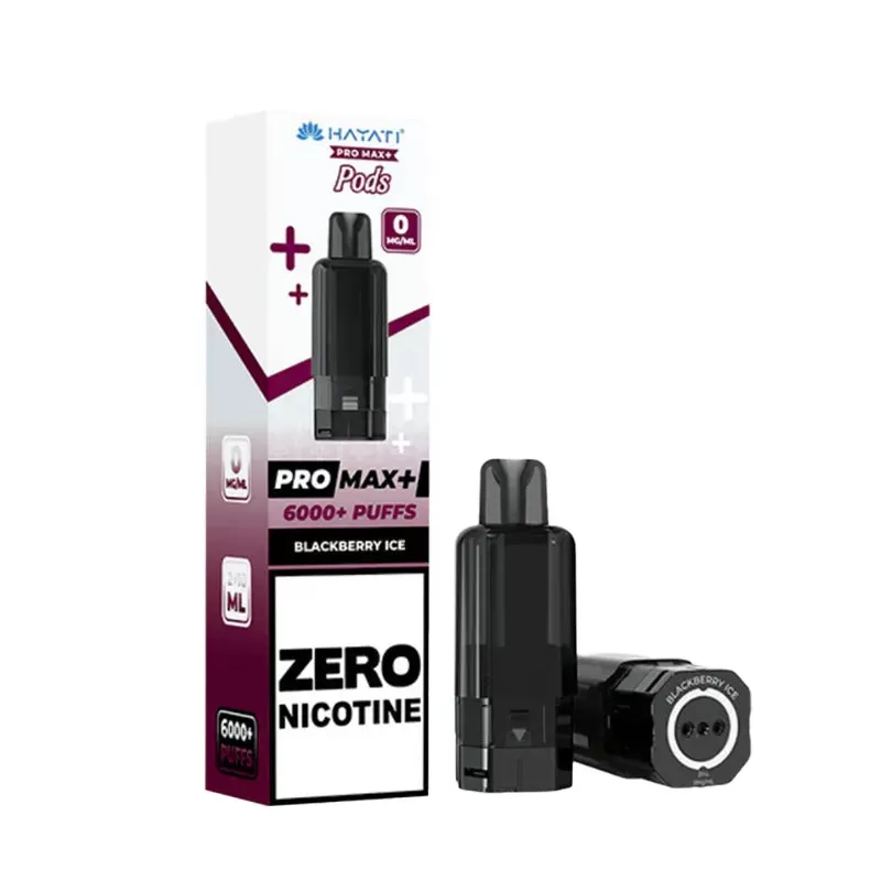 Hayati Pro Max Plus 6000 Zero Nicotine Pods - Banana Ice - Image 3
