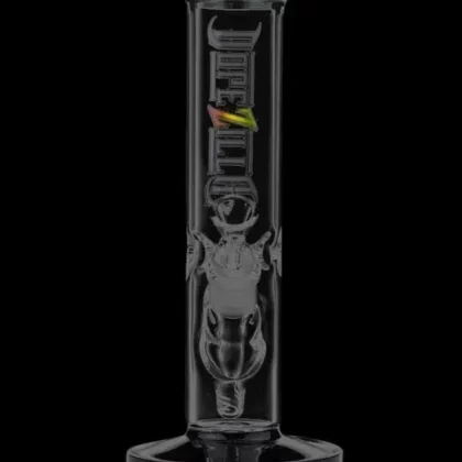 Dopezilla Slimzilla Straight Ice Bong - choose color#Dopezilla Slimzilla Straight Ice Bong>10 Inch>Black>Blue>Green>Pink