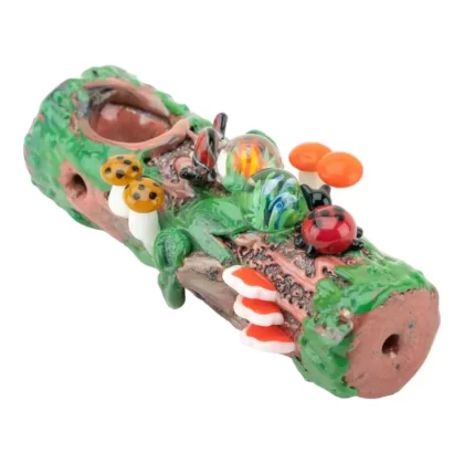 Empire Glassworks Mossy Log Pipe – 2in