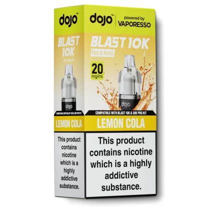 Lemon Cola Pod & Refill by Dojo Blast 10k - Ecigarettedirect Co