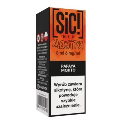 Liquid SIC! NIC 8ml 6mg Papaya Mojito – Mojito