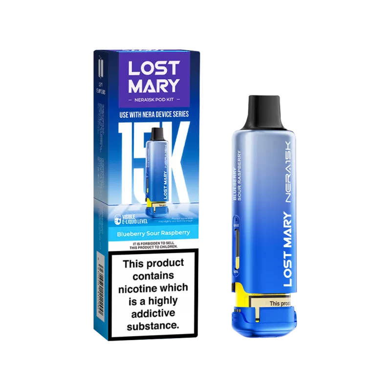 Blueberry Sour Raspberry Lost Mary NERA15K Refill Pack - Ecigwizard