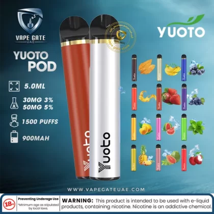 Yuoto Disposable Pod Device (30mg) - Mango Ice