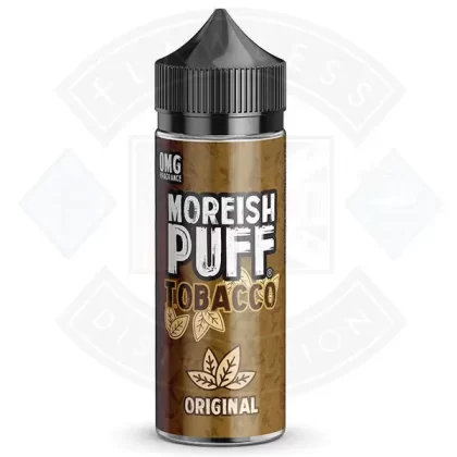 Moreish Puff Tobacco Original 0mg 100ml Shortfill E-liquid - Eliquidsupply