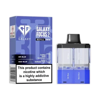 Crystal Galaxy Focus 2 Prefilled Pods - Double Mint / Double Menthol