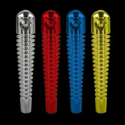 Ribbed Skeleton Aluminum Hand Pipe - Vape Store