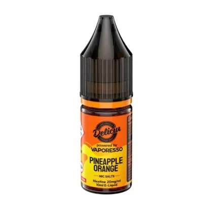 Pineapple Orange Nicotine Salt 10ml By Deliciu V2 - Nicotine Strength#20mg (Salt)>10mg (Salt)