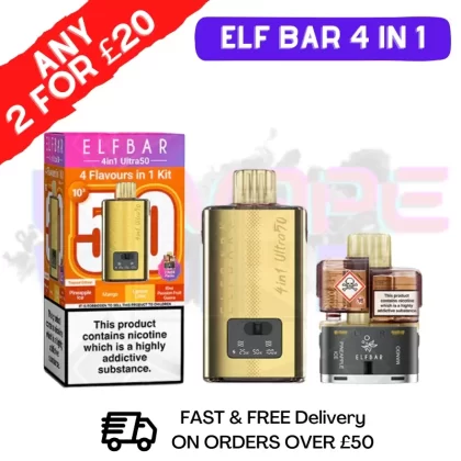 Tropical Edition Elf Bar 4 in 1 Ultra Puff Kit