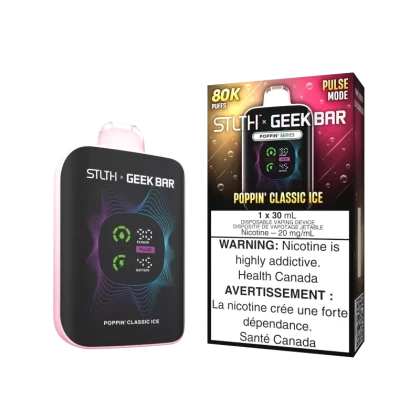STLTH X GEEK BAR - Poppin' Classic Ice - 20 mg/mL (wholeseller) - Excise ON, 20 mg/mL (wholeseller) - Excise AB
