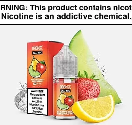 STRAWBERRY MELONADE ICE BY ORGNX SALT 30ML - Vapejuice