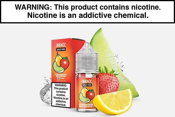 STRAWBERRY MELONADE ICE BY ORGNX SALT 30ML - Vapejuice