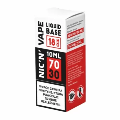 Baza NIC’N’VAPE 10ml 70/30 18mg