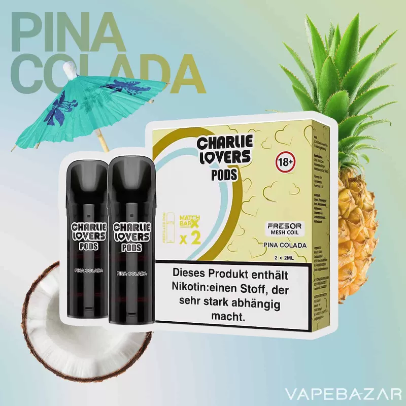 Charlie Lovers Pods – Pina Colada (2er Pack) - Vapebazar