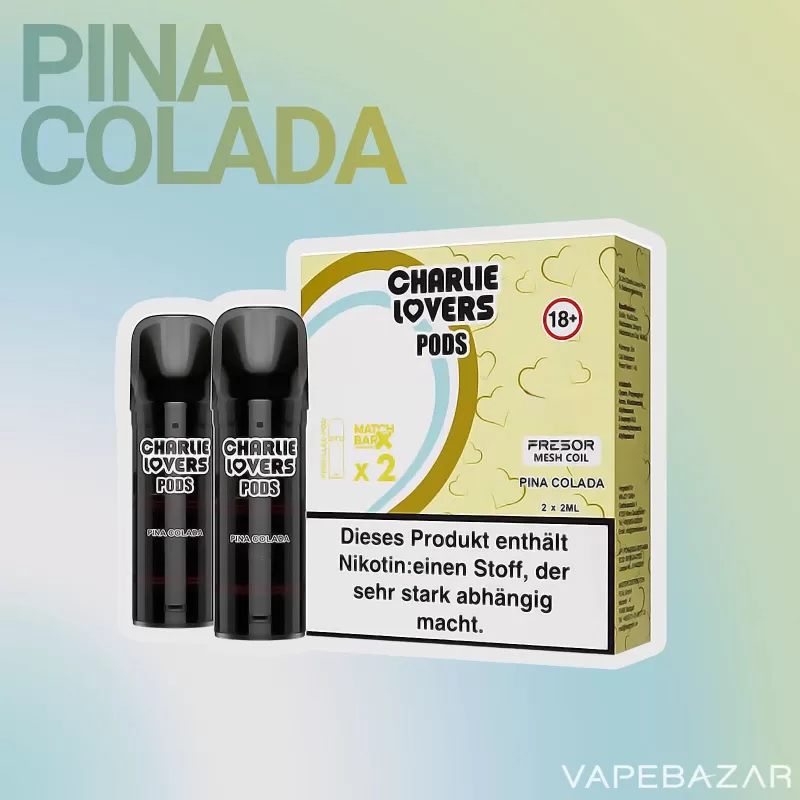 Charlie Lovers Pods – Pina Colada (2er Pack) - Vapebazar - Image 2