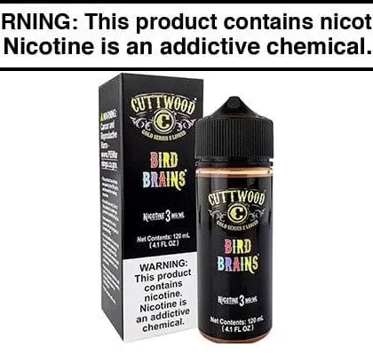 BIRD BRAINS BY CUTTWOOD 120ML/60ML - Vapejuice