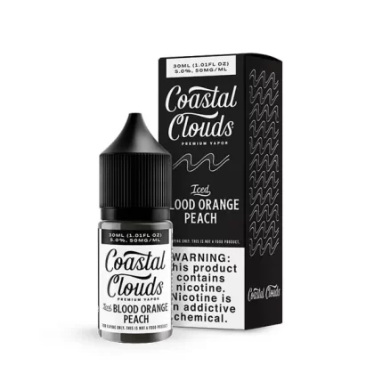 Blood Orange Peach Ice | Coastal Clouds Salts - 30ML E-Liquid - 50MG