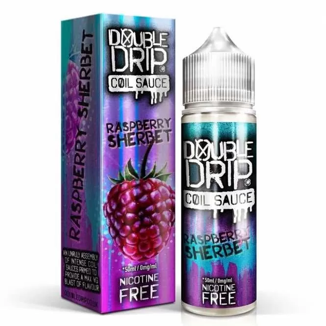 Raspberry Sherbet Shortfill E-Liquid by Double Drip (50ml) - 0mg
