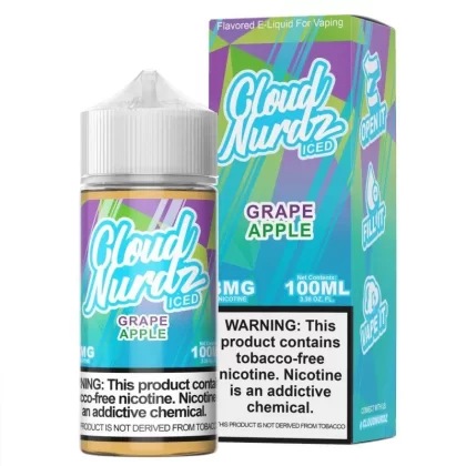 Grape Apple Iced by Cloud Nurdz TFN 100mL - 3MG