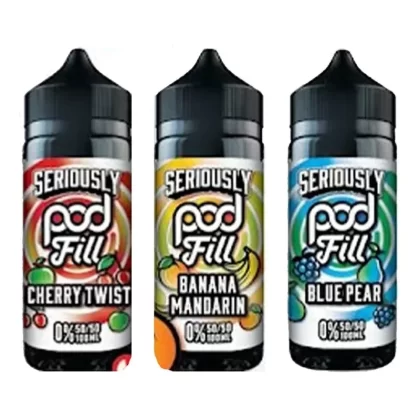 Seriously Pod Fill 100ml Shortfill Eliquids