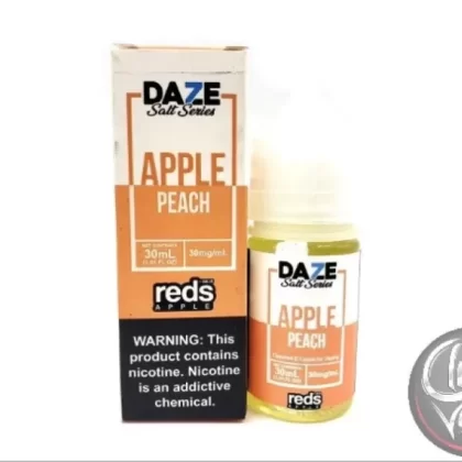 Peach Red’s Apple Salt E-Liquid 30mL by 7 Daze Salt Series
