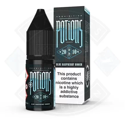 Prohibition Potions – Blue Raspberry Hooch Salt 10ml E-liquid