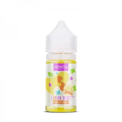 Lemon Mint nicotine salt e-liquid flavor
