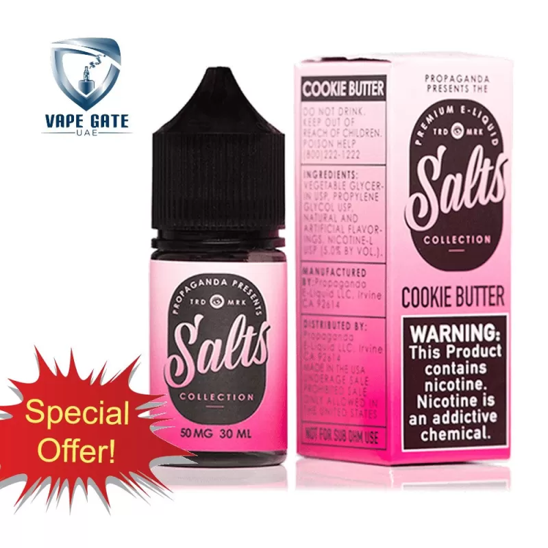 Cookie Butter 30ml - PROPAGANDA SaltNic - 35 mg - 30 ml