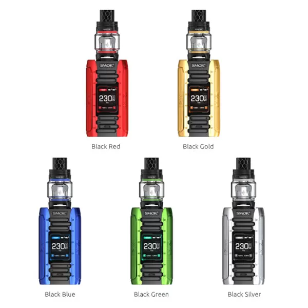SMOK E-Priv 230W TC Starter Kit With TFV12 Prince Tank (8ML) - Black - Image 3