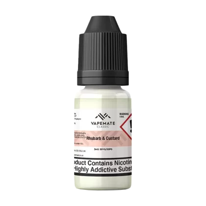 Vapemate Classic Rhubarb & Custard 10ml - 70VG / 30PG / 6mg - Ecigwizard