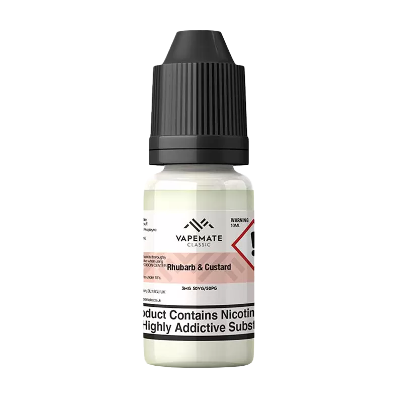 Vapemate Classic Rhubarb & Custard 10ml - 70VG / 30PG / 6mg - Ecigwizard