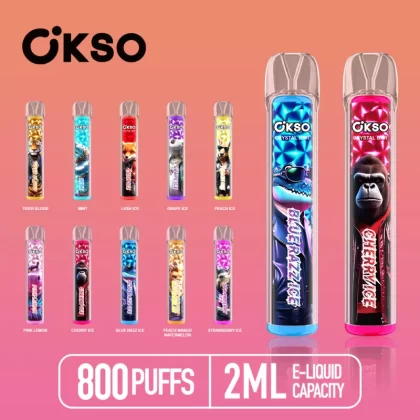 OKSO Crystal Bar 800 Disposable Vape - Vapeq10