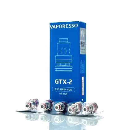 Vaporesso GTX-2 Mesh Replacement Coils - 0.6ohm GTX Meshed coils, 0.8ohm GTX Meshed coils