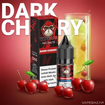 VapeApe – Dark Cherry – Nic Salts - 20mg/ml, 10mg/ml