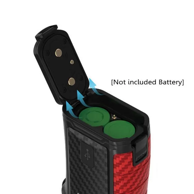 SMOK MAG P3 230W Box Mod - Red Black / Standard Edition - Image 3