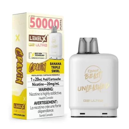 Level X Unleashed G2 Ultra – Cravin’ Banana Triple Swirl