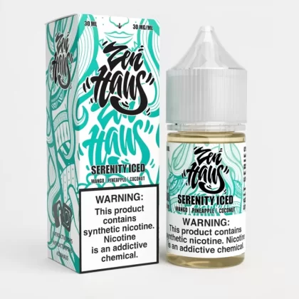 Serenity ICED SALT by Zen Haus 30mL Salt Nicotine E-Liquid - Vape Product; Vape Product, Vape Product