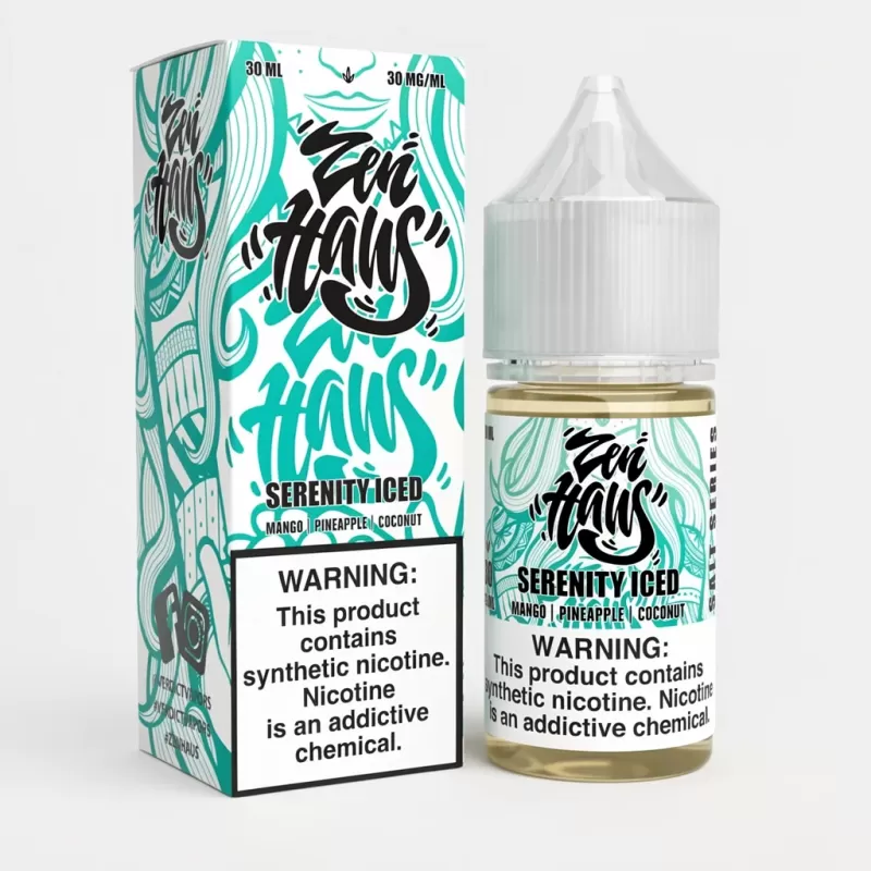 Serenity ICED SALT by Zen Haus 30mL Salt Nicotine E-Liquid - Vape Product; Vape Product, Vape Product