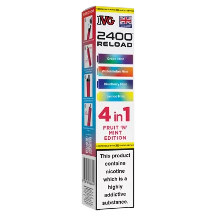 Fruit 'N' Mint Edition IVG 2400 Refill Pods - 20mg - Vape Product
