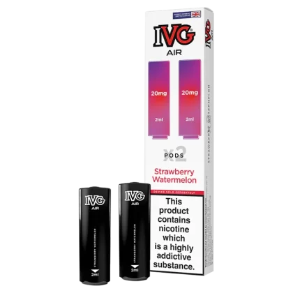 Strawberry Watermelon IVG Air Replacement Pods - 20mg - Vape Product