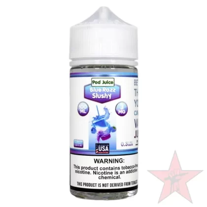Pod Juice – Blue Razz Slushy – 100mL - Vape Product