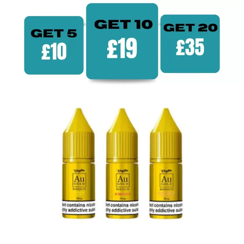 Kingston Au Gold Bar Salts 10ml E-liquids - Black Cherry Raspberry / 20mg