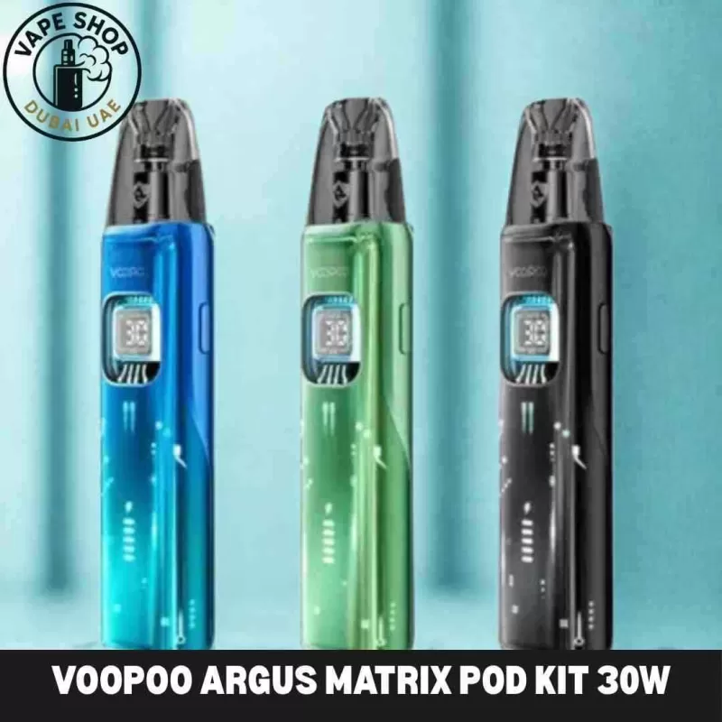VOOPOO Argus Matrix Pod Kit 30W In UAE - Astral Silver, Carbon Black