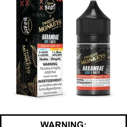 Harambae Iced Flavour Beast x Twelve Monkeys Salt Nic