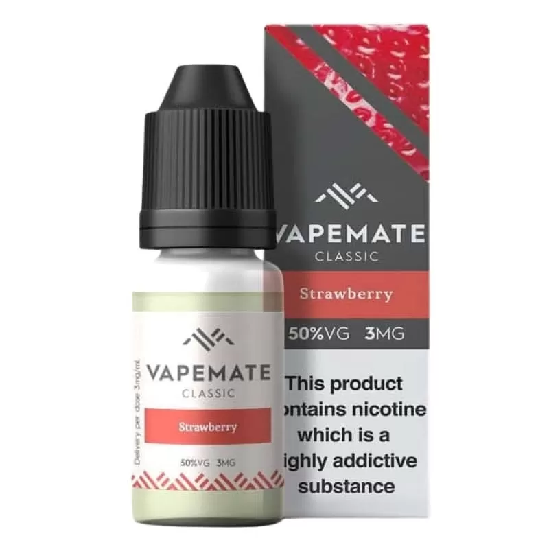 Strawberry E-Liquid by Vapemate (10ml) - 18mg