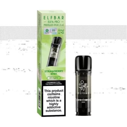 Elf Bar ELFA Pro Strawberry Kiwi Prefilled Pods - Eliquidsupply