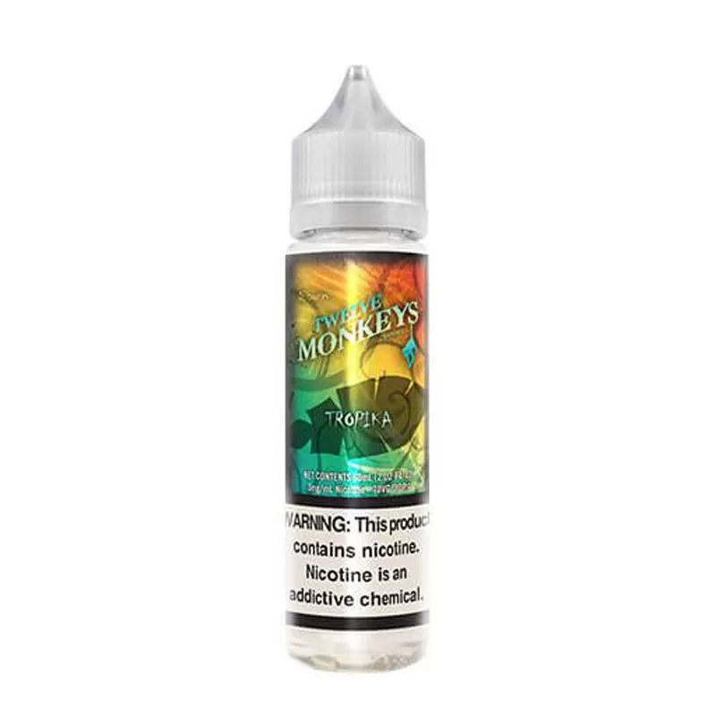 Tropica E-Liquid – Twelve Monkeys Vapor 60ml (3mg, 6mg) Nicotine - Vapebazaar Pk